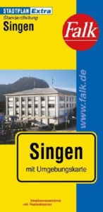 Falk Stadtplan Extra Standardfaltung Singen 1:15 000