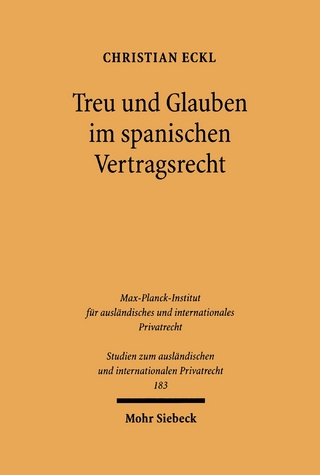 Treu und Glauben im spanischen Vertragsrecht