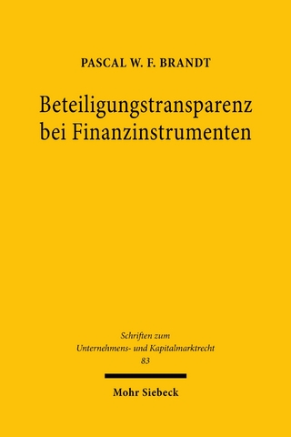 Beteiligungstransparenz bei Finanzinstrumenten