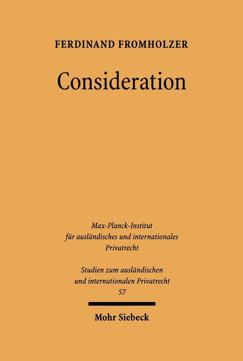 Consideration -  Ferdinand Fromholzer