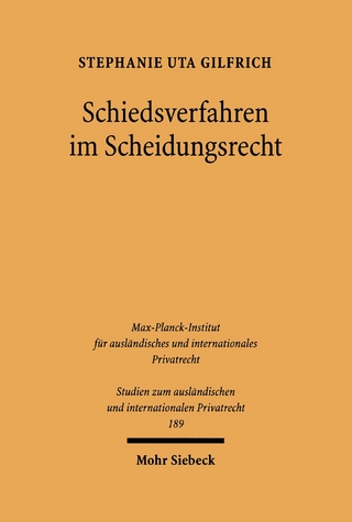 Schiedsverfahren im Scheidungsrecht