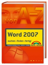 Word 2007 von A-Z - Rainer Walter Schwabe, Friedhelm Hochwald, Friedhelm Hochwald (Hrsg.)