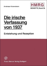 Die irische Verfassung von 1937 - Andreas Kloevekorn