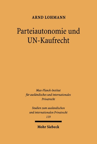 Parteiautonomie und UN-Kaufrecht