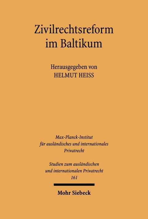 Zivilrechtsreform im Baltikum - 