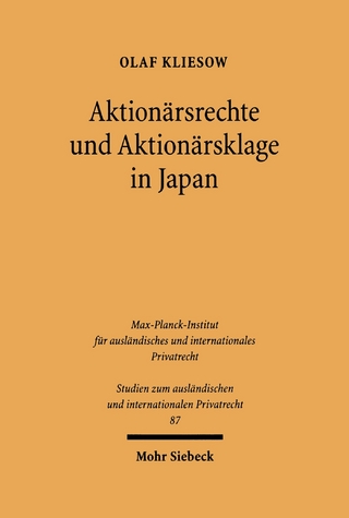 Aktionärsrechte und Aktionärsklage in Japan