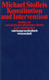 Konstitution und Intervention - Michael Stolleis