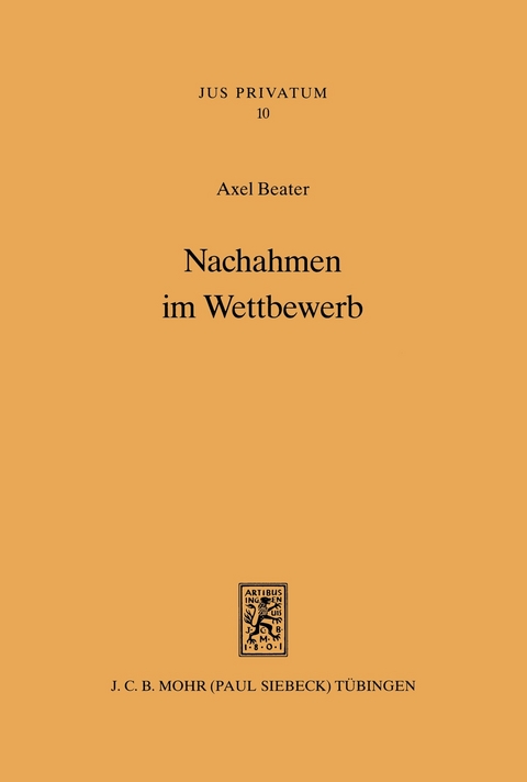 Nachahmen im Wettbewerb -  Axel Beater