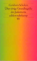 &Uuml;ber einige Grundbegriffe des Judentums - Gershom Scholem