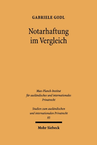 Notarhaftung im Vergleich