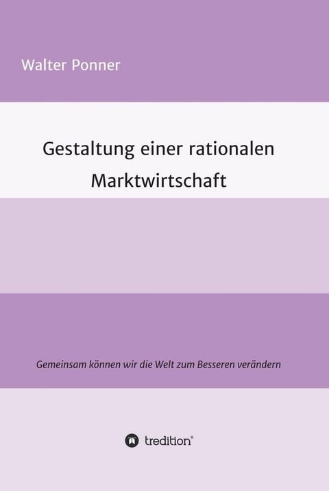 Gestaltung einer rationalen Marktwirtschaft -  Walter Ponner
