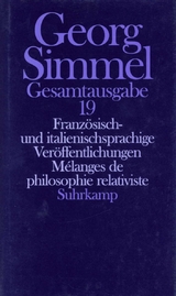 Gesamtausgabe in 24 B&auml;nden - Georg Simmel