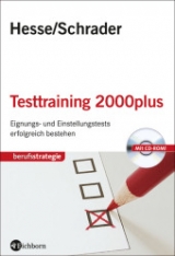 Testtraining 2000plus - J&uuml;rgen Hesse, Hans Ch Schrader