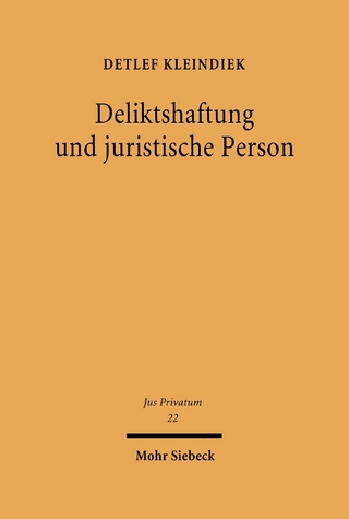 Deliktshaftung und juristische Person