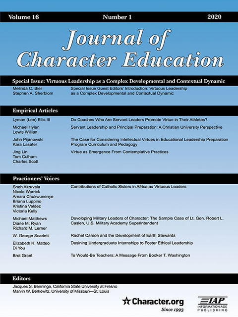Journal of Character Education - 