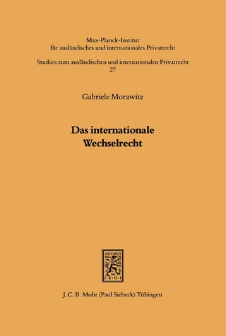 Das internationale Wechselrecht