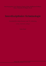 Interdisziplin&auml;re Kriminologie - 
