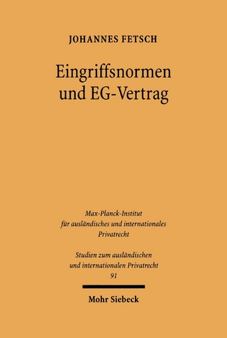 Eingriffsnormen und EG-Vertrag