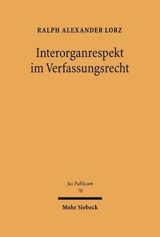Interorganrespekt im Verfassungsrecht