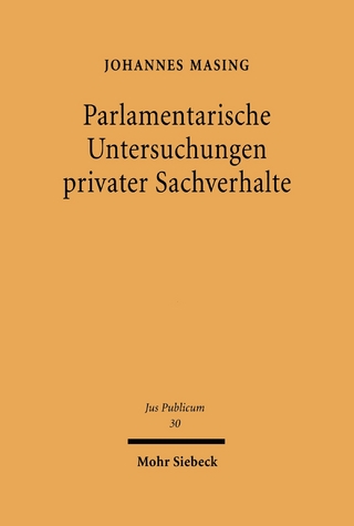 Parlamentarische Untersuchungen privater Sachverhalte