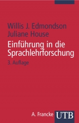 Einf&uuml;hrung in die Sprachlehrforschung - Willis J Edmondson, Juliane House