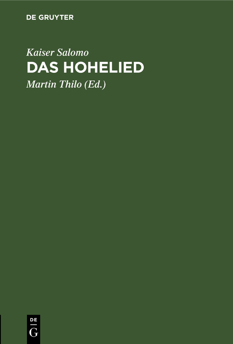 Das Hohelied - 