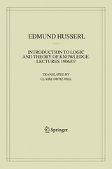 Introduction to Logic and Theory of Knowledge - Edmund Husserl