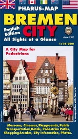 Pharus-MAP Bremen City. English Edition. - 
