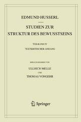 Studien zur Struktur des Bewusstseins - Edmund Husserl