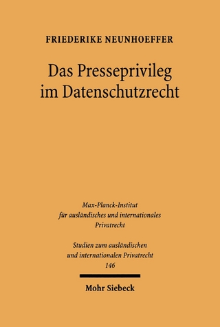 Das Presseprivileg im Datenschutzrecht