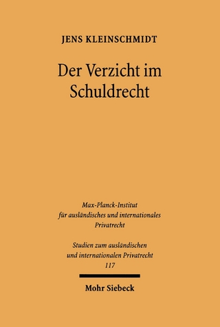 Der Verzicht im Schuldrecht