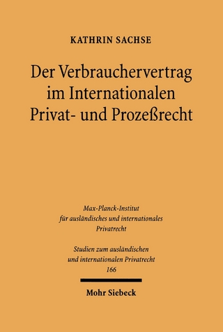 Der Verbrauchervertrag im Internationalen Privat- und Prozeßrecht