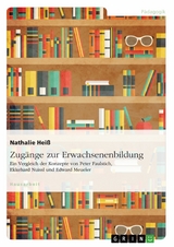 Zugänge zur Erwachsenenbildung. Ein Vergleich der Konzepte von Peter Faulstich, Ekkehard Nuissl und Edward Meueler - Nathalie Heiß