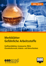Merkblätter Gefährliche Arbeitsstoffe CD-ROM - Robert Kühn, Karl Birett