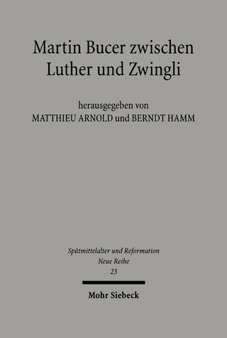 Martin Bucer zwischen Luther und Zwingli