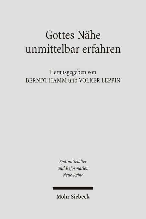 Gottes Nähe unmittelbar erfahren - 