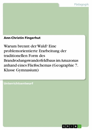 Warum brennt der Wald? Eine problemorientierte Erarbeitung der traditionellen Form des Brandrodungswanderfeldbaus im Amazonas anhand eines Fließschemas (Geographie 7. Klasse Gymnasium)