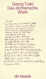 Das dichterische Werk - Georg Trakl