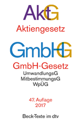 Aktiengesetz &middot; GmbH-Gesetz