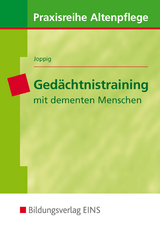 Ged&auml;chtnistraining mit dementen Menschen