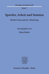 Sportler, Arbeit und Statuten. - 