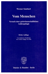 Vom Menschen. - Werner Sombart