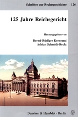 125 Jahre Reichsgericht. - 