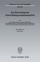 Zur Bewertung der Entwicklungszusammenarbeit. - 