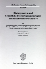 Bildungssystem und betriebliche Besch&auml;ftigungsstrategien in internationaler Perspektive. - 
