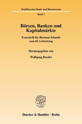 B&ouml;rsen, Banken und Kapitalm&auml;rkte. - 