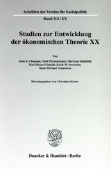 Die &Auml;ltere Historische Schule: Wirtschaftstheoretische Beitr&auml;ge und wirtschaftspolitische Vorstellungen. - 
