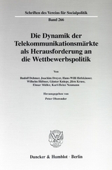 Die Dynamik der Telekommunikationsm&auml;rkte als Herausforderung an die Wettbewerbspolitik. - 