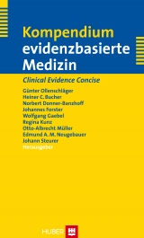 Kompendium evidenzbasierte Medizin - Ollenschläger, Günter; Bucher, Heiner C; Donner-Banzhoff, Norbert; Forster, Johannes; Gaebel, Wolfgang; Kunz, Regina; Müller, Otto A; Neugebauer, Edmund A; Steurer, Johann