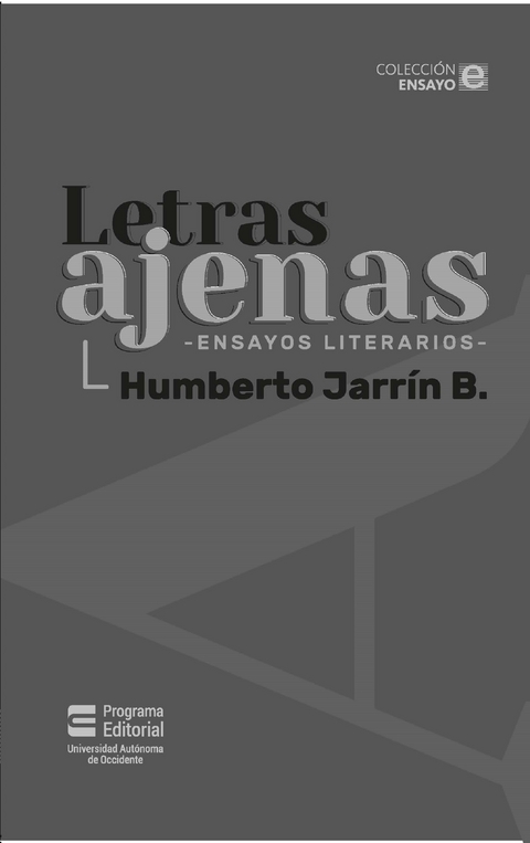 Letras ajenas - Humberto Jarr&iacute;n Ballestero